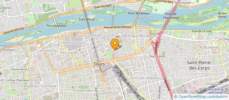 localisation de l'entreprise VORIAS  TOURS