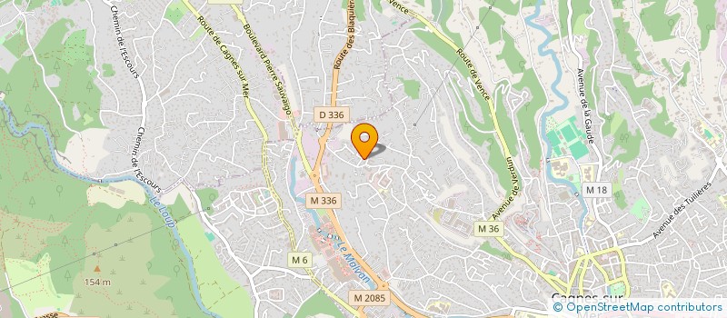 localisation de l'entreprise VORNEWEG  LUTZ  -  FUAR  VORNEWEG  STEPHANIE  CAGNES-SUR-MER