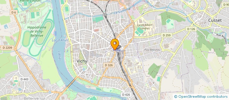 localisation de l'entreprise VOROCIUS à VICHY