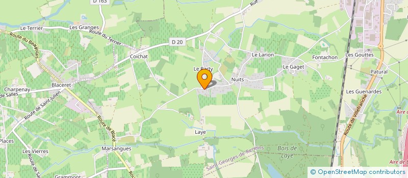 localisation de l'entreprise VORP  SAINT-GEORGES-DE-RENEINS