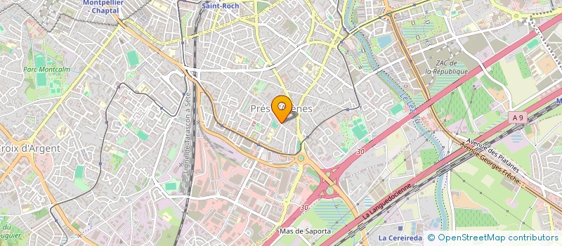 localisation de l'entreprise VORPSI à MONTPELLIER