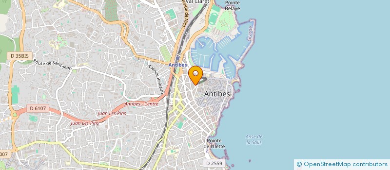 localisation de l'entreprise VORTECH à ANTIBES