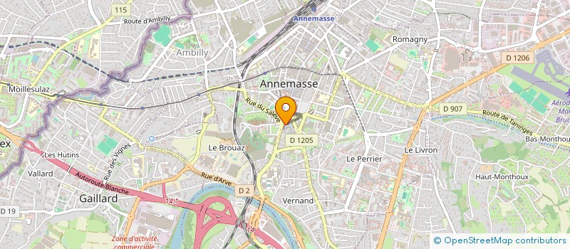 localisation de l'entreprise VORTECH FRANCE à ANNEMASSE