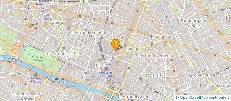 localisation de l'entreprise VORTEX à PARIS