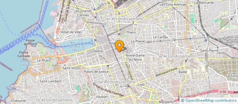 localisation de l'entreprise VORTEX à MARSEILLE 6