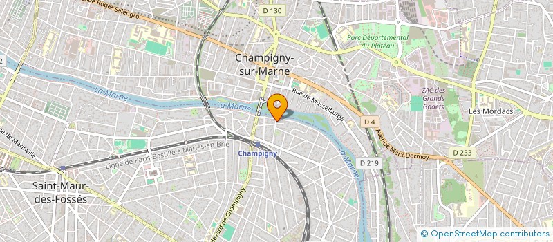 localisation de l'entreprise VORTEXLAB à SAINT-MAUR-DES-FOSSES