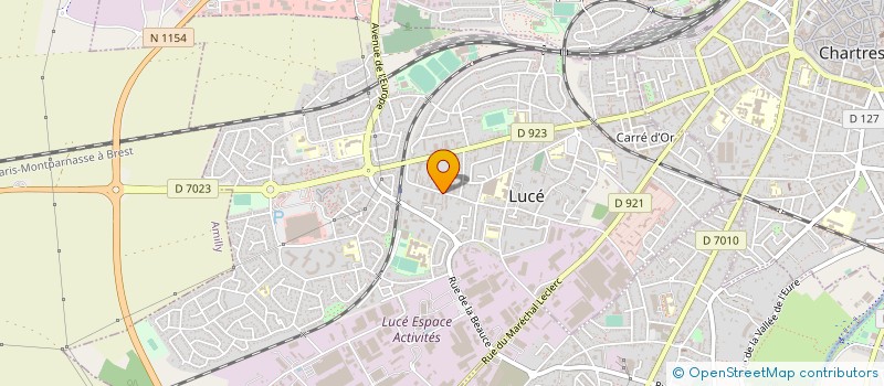 localisation de l'entreprise VOS ARTISANS à LUCE