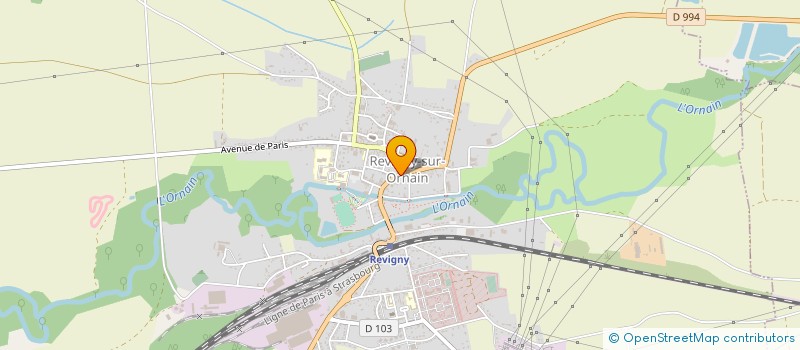 localisation de l'entreprise VOS COULEURS DE FLEURS à REVIGNY-SUR-ORNAIN