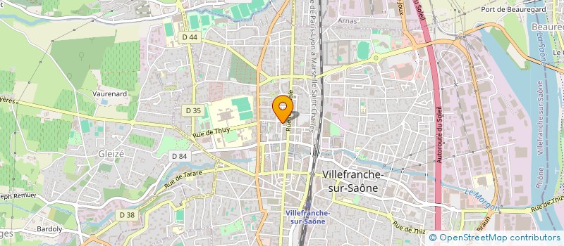localisation de l'entreprise VOS ENFANTS D'ABORD à VILLEFRANCHE-SUR-SAONE