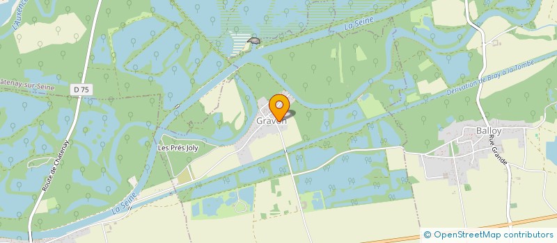 localisation de l'entreprise VOS ENVIES VOYAGES  GRAVON