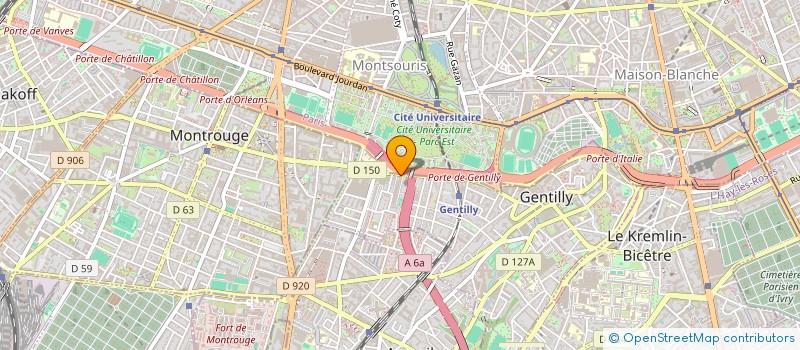 localisation de l'entreprise VOS ETUDES à GENTILLY