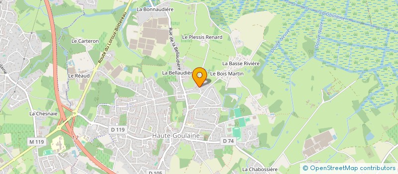localisation de l'entreprise VOS LOCAUX PRO à HAUTE-GOULAINE