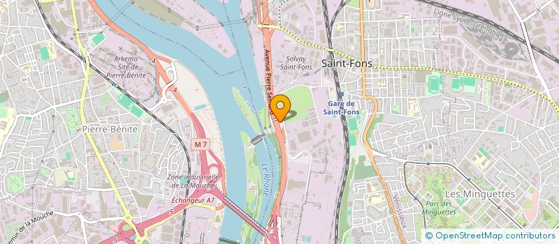 localisation de l'entreprise VOS LOGISTICS BRETAGNE  SAINT-FONS