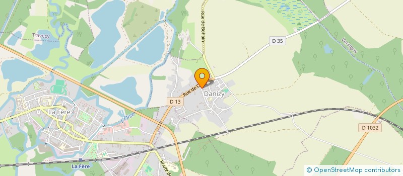 localisation de l'entreprise VOS MAISONS  DANIZY