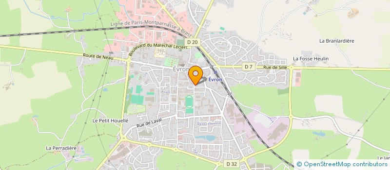 localisation de l'entreprise VOS ONGLES AU FEMININ  EVRON