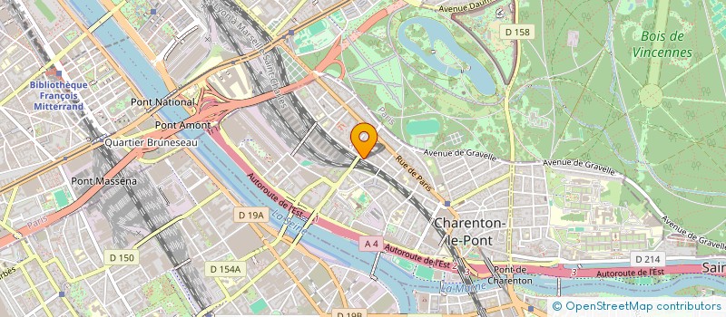 localisation de l'entreprise VOS PREMIERS SIGNES AVEC BEBE  CHARENTON-LE-PONT