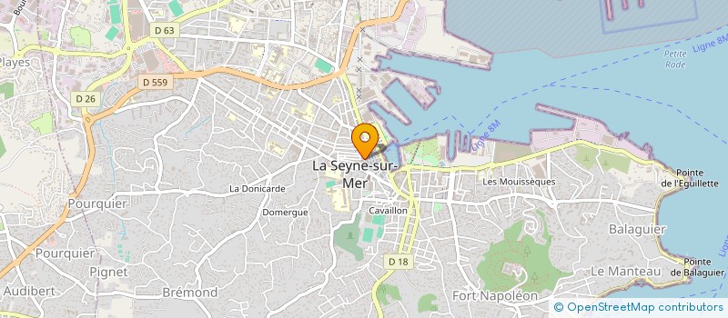 localisation de l'entreprise VOSGES 83 à LA SEYNE-SUR-MER