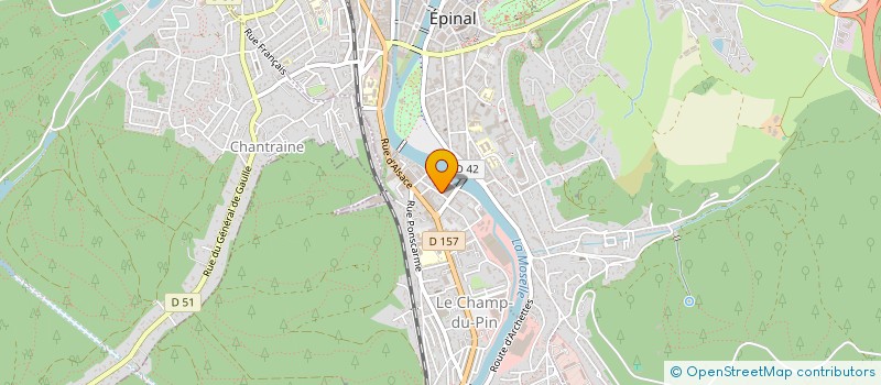 localisation de l'entreprise VOSGES ACIERS à EPINAL