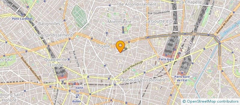 localisation de l'entreprise VOSGES-DEVELOPPEMENT  PARIS