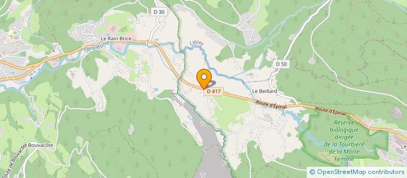 localisation de l'entreprise VOSGES ESSENTIA à GERARDMER