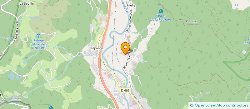 localisation de l'entreprise VOSGES FERMETURES à RUPT-SUR-MOSELLE