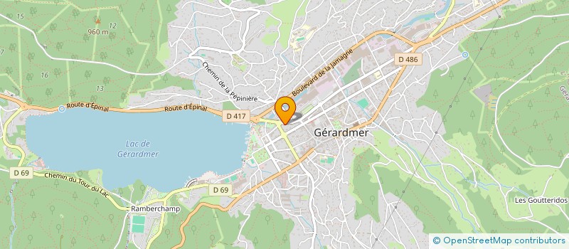 localisation de l'entreprise VOSGES FLEURS - WAKATEPE à GERARDMER