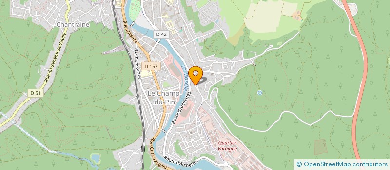 localisation de l'entreprise VOSGES INSERTION VALORISATION REEMPLOI à EPINAL