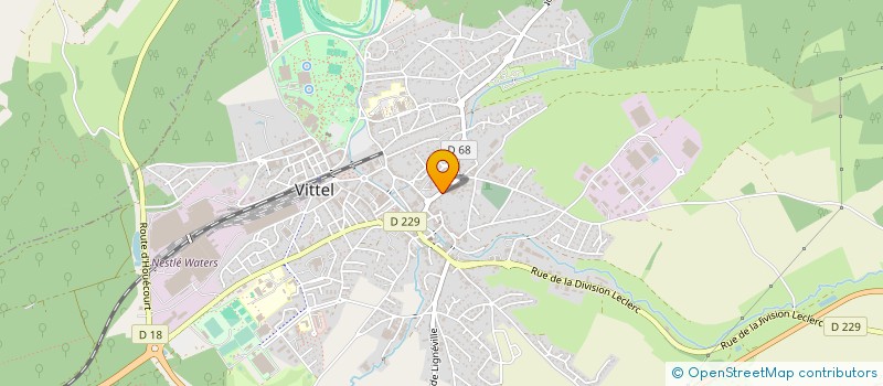 localisation de l'entreprise VOSGES ISOLATION EURL à VITTEL