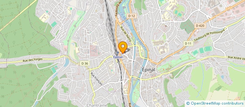 localisation de l'entreprise VOSGES NETTOYAGE à EPINAL