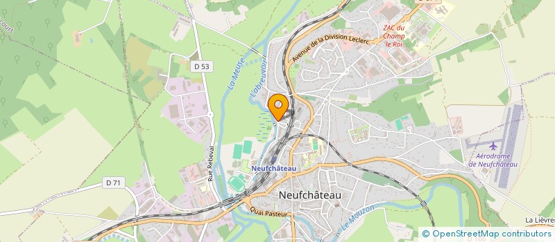 localisation de l'entreprise VOSGES RENCONTRE ART CREATION  NEUFCHATEAU