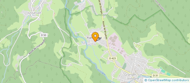 localisation de l'entreprise VOSGES RENOV à GRANGES-AUMONTZEY
