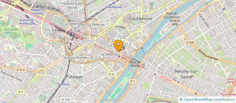 localisation de l'entreprise VOSGES SIX à COURBEVOIE
