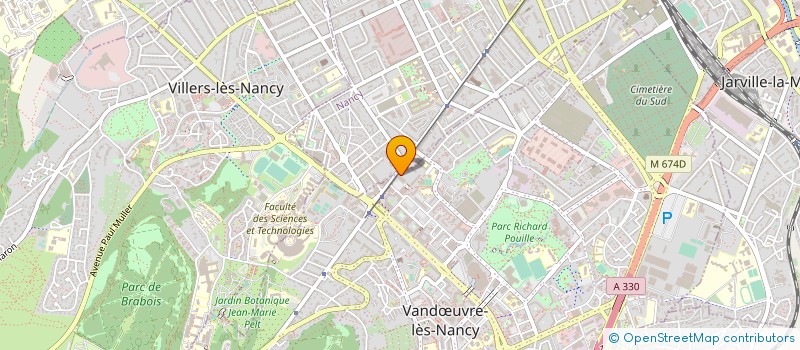 localisation de l'entreprise VOSGES TELECOM  VANDUVRE-LES-NANCY