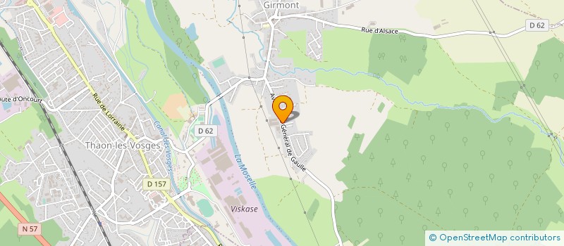 localisation de l'entreprise VOSGES TLC  THAON-LES-VOSGES