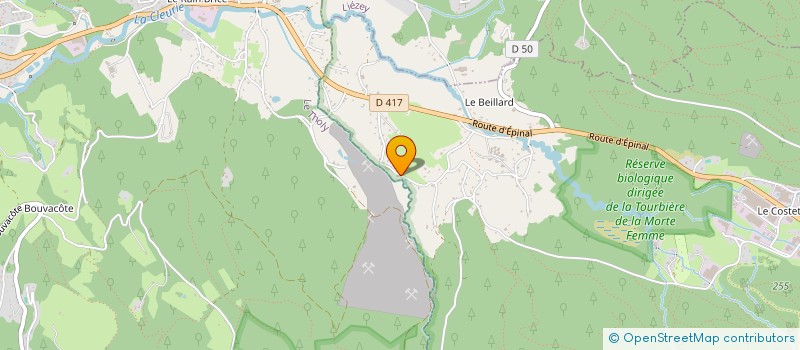 localisation de l'entreprise VOSGES TRANSPORTS  GERARDMER