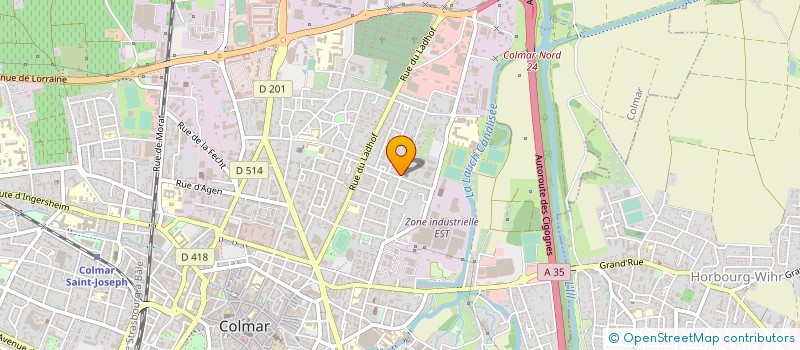 localisation de l'entreprise VOSGES TROTTERS COLMAR  COLMAR