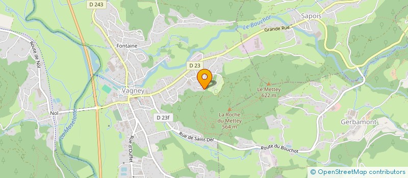 localisation de l'entreprise VOSGESTION-CONCIERGERIE  SAINT-ETIENNE-LES-REMIREMONT