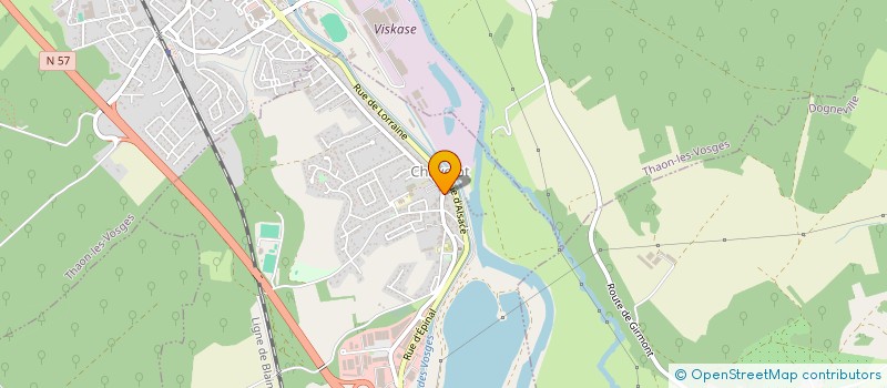 localisation de l'entreprise VOSGIENNE EUROPENNE D EXPLOITATION à CHAVELOT