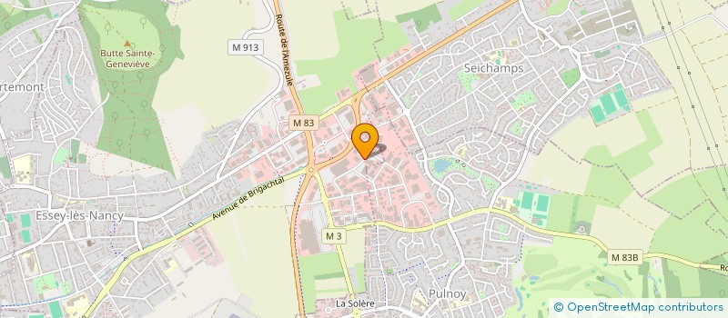 localisation de l'entreprise VOSGITEX  ESSEY-LES-NANCY