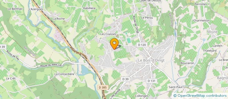 localisation de l'entreprise VOSI  VAL D'OINGT