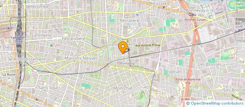 localisation de l'entreprise VOSPECTIVES  VILLEURBANNE