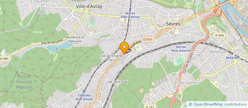 localisation de l'entreprise VOSS ET SORET à CHAVILLE