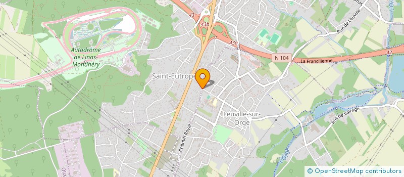 localisation de l'entreprise VOSS SERVICES à LINAS
