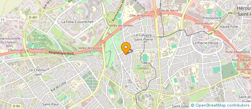 localisation de l'entreprise VOSTOK FINANCES à CAEN