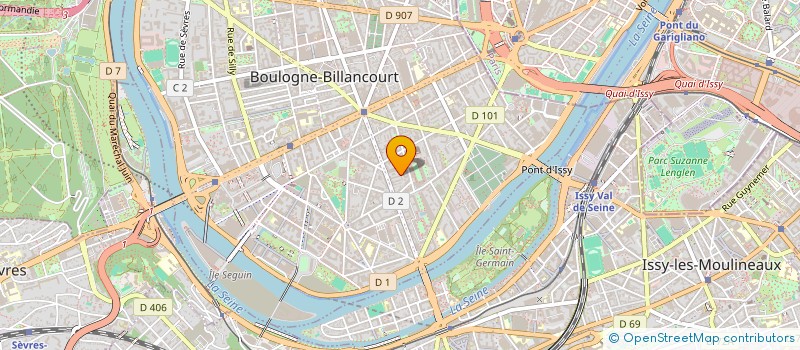 localisation de l'entreprise VOSTOK ORGANISATION CONSEIL  BOULOGNE-BILLANCOURT