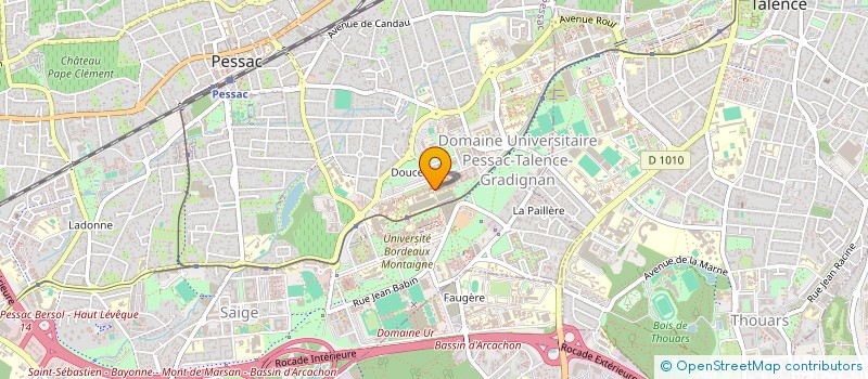 localisation de l'entreprise VOSTOK SCIENCES PO BORDEAUX à PESSAC