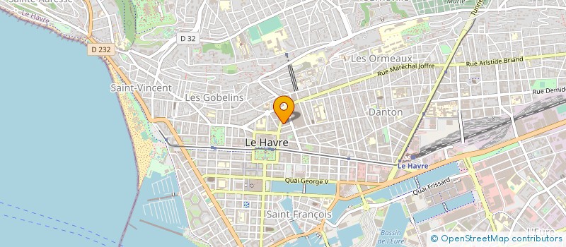 localisation de l'entreprise VOTRE AGENCE à LE HAVRE