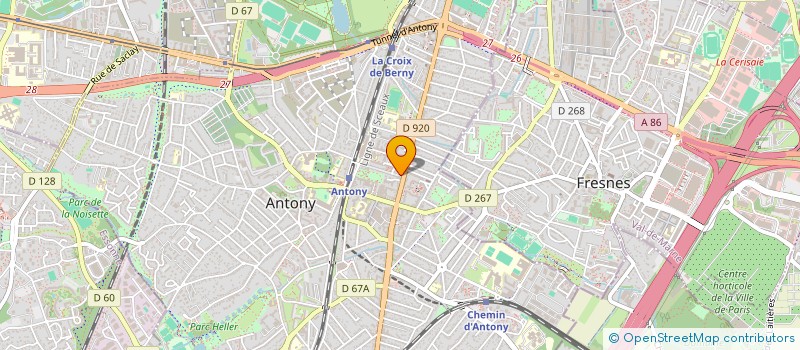 localisation de l'entreprise VOTRE AGENT à ANTONY