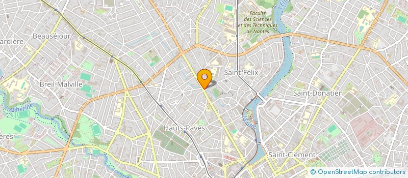 localisation de l'entreprise VOTRE BATY'S à NANTES