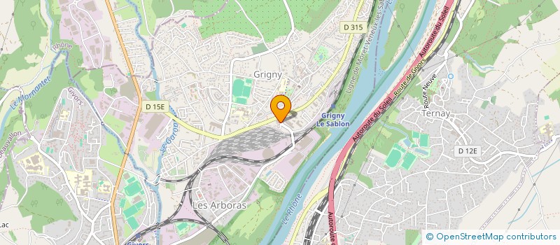 localisation de l'entreprise VOTRE BEAUTE 2000 à GRIGNY